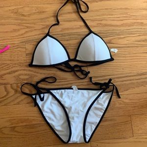 White Garage Bikini Size Small